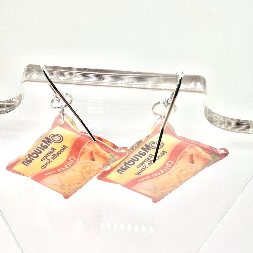 Ramen Noodles Earrings - Ramen Earrings - Ramen Accessories - Kawaii Earrings - Picture 4 of 8